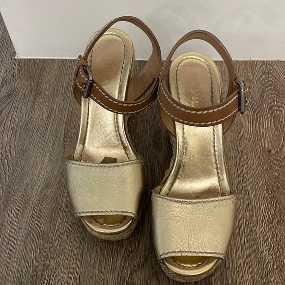 Prada Espadrilles Wedge Sandals - Picture 1 of 6